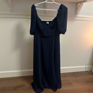 Aritzia Navy Blue Dress